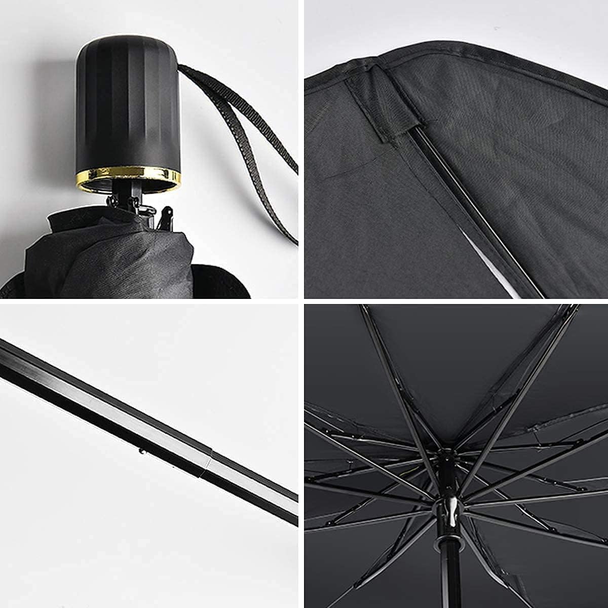 Universeller Sonnenschutz für Auto-Windschutzscheibe, Regenschirmform