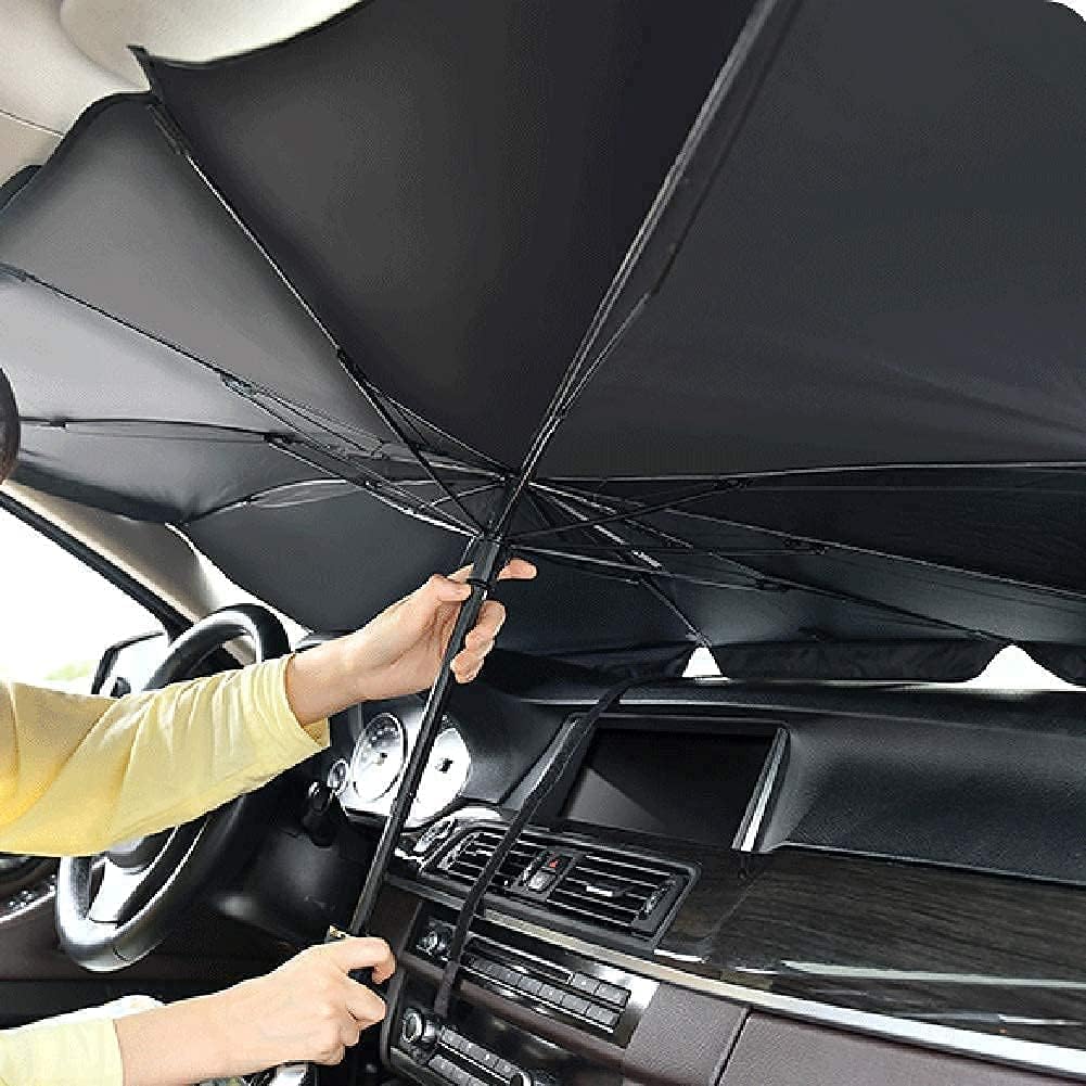 Universeller Sonnenschutz für Auto-Windschutzscheibe, Regenschirmform